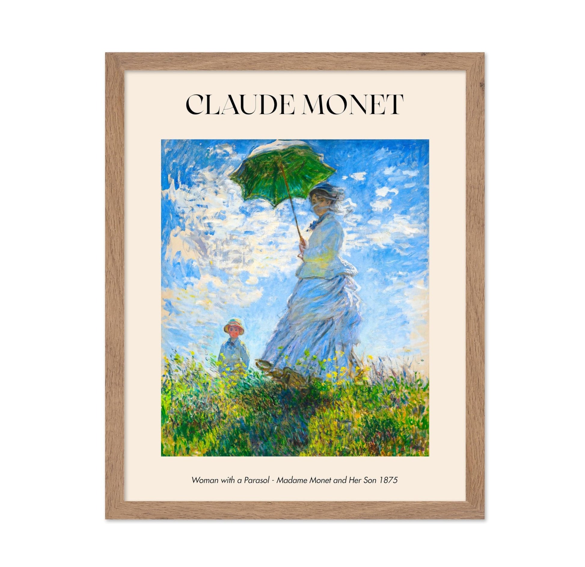 Claude Monet - Woman With a Parasol No1