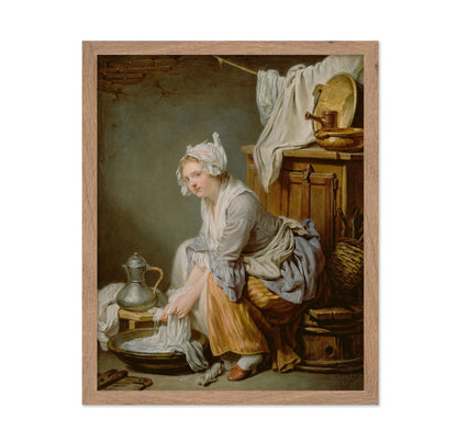 Jean-Baptiste Greuze - The Laundress