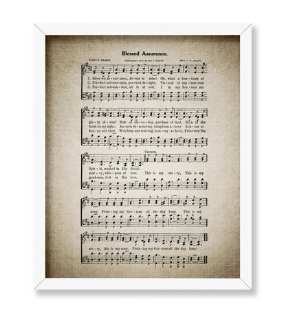 Blessed Assurance Hymnal Sheet
