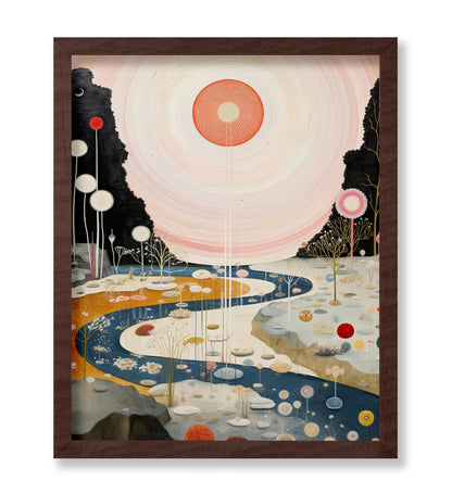 Trippy Eye Over Weird Landscape