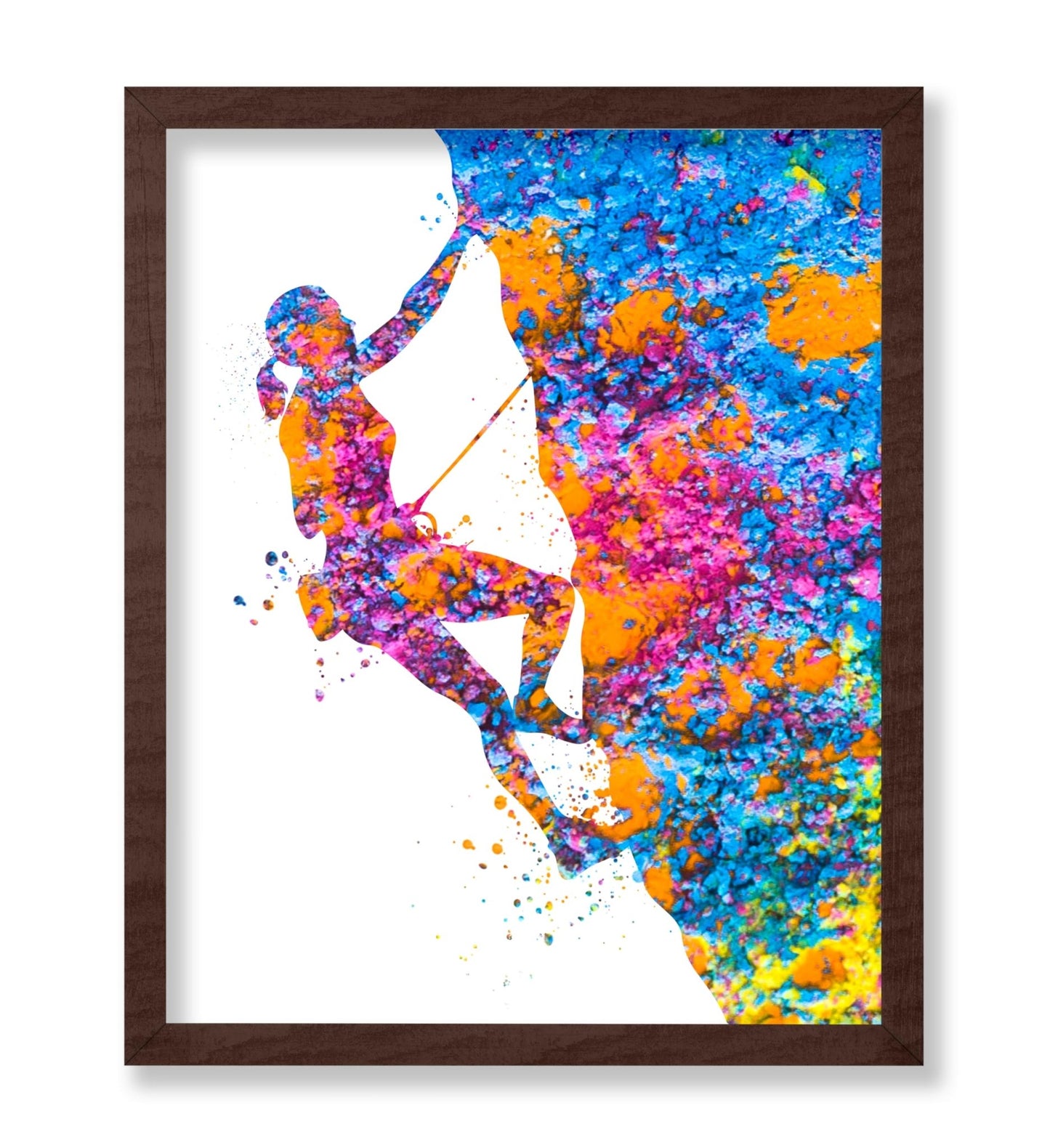 Watercolor Climbing