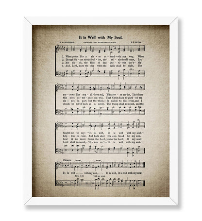 It Is Well With My Soul Hymnal Sheet No2