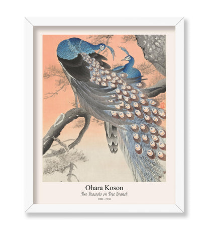 Ohara Koson - Two Peacocks No1