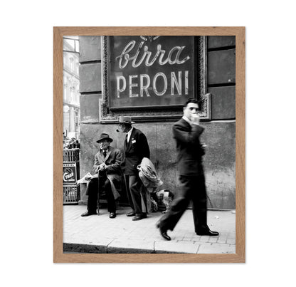 Men in a Street of Napoli, Italy