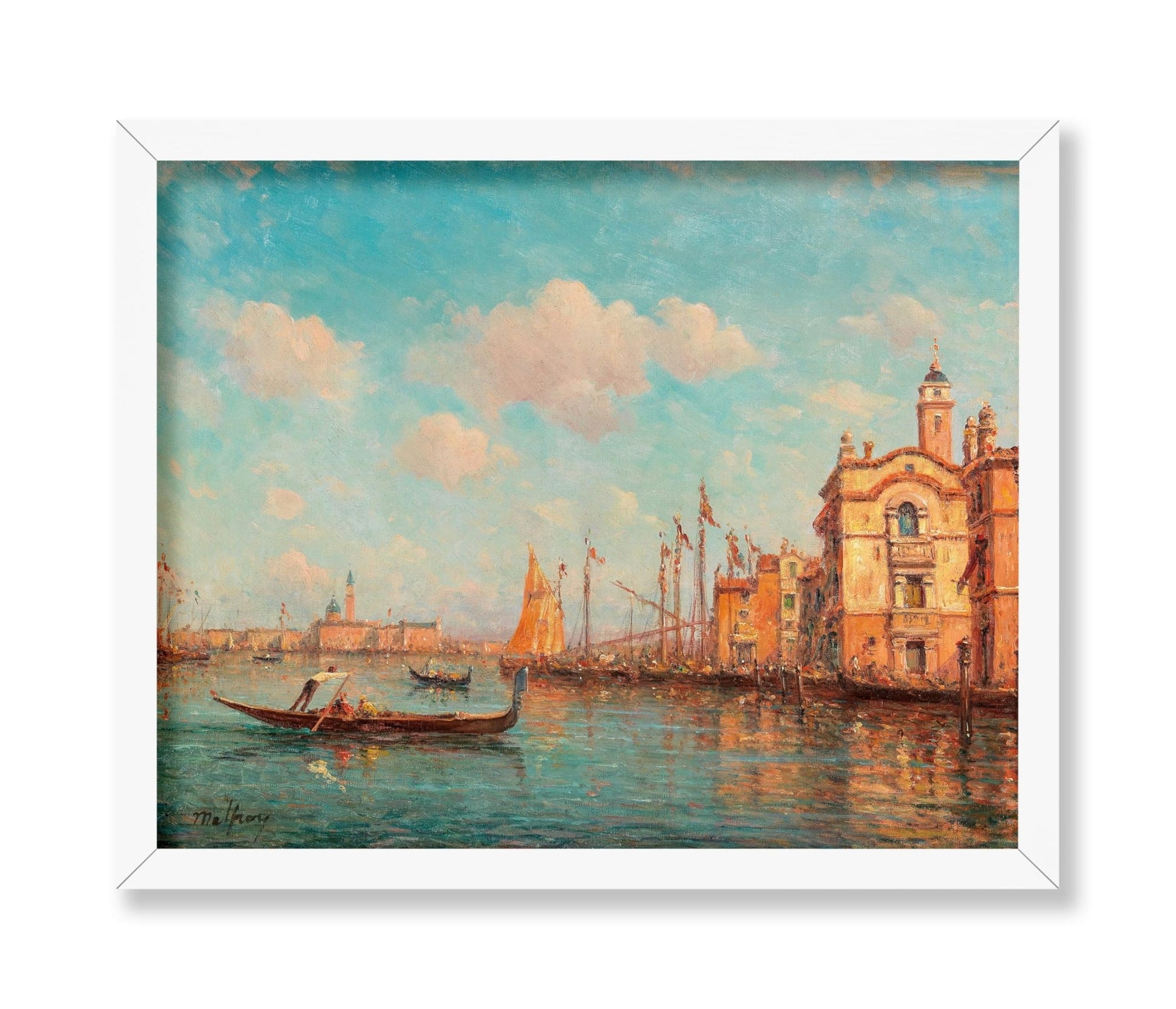 Henry Malfroy - View to San Giorgio Maggiore