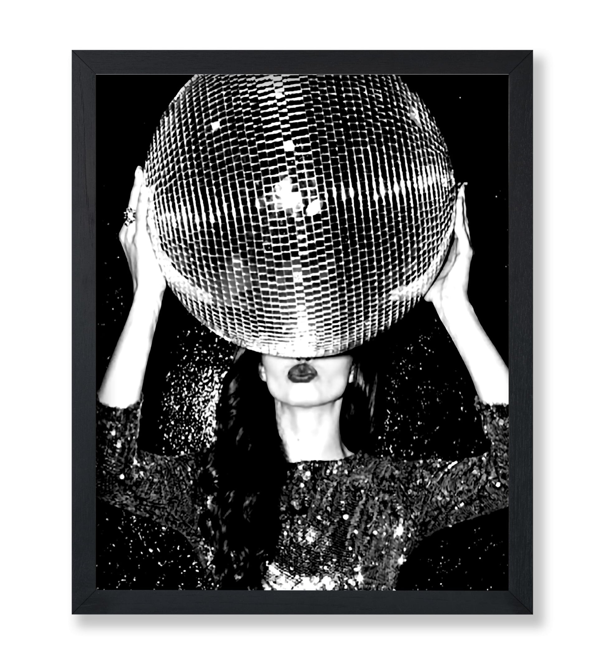 Woman & Disco Ball
