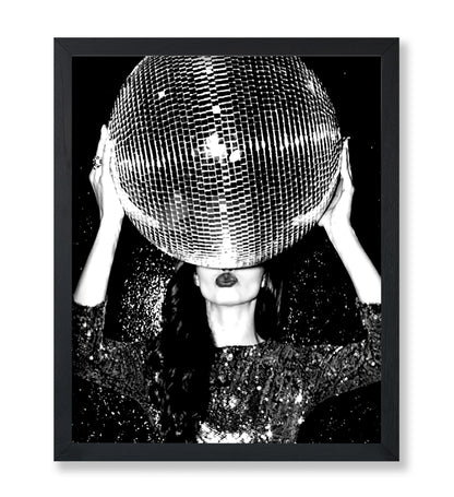 Woman & Disco Ball