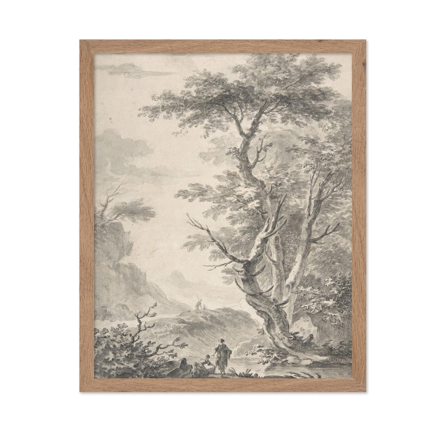 Jean-Baptiste Pillement - Washerwoman by a Brook
