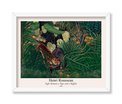 Henri Rousseau - Tiger & Buffalo No1