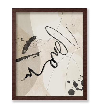 Black Ink Calligraphy