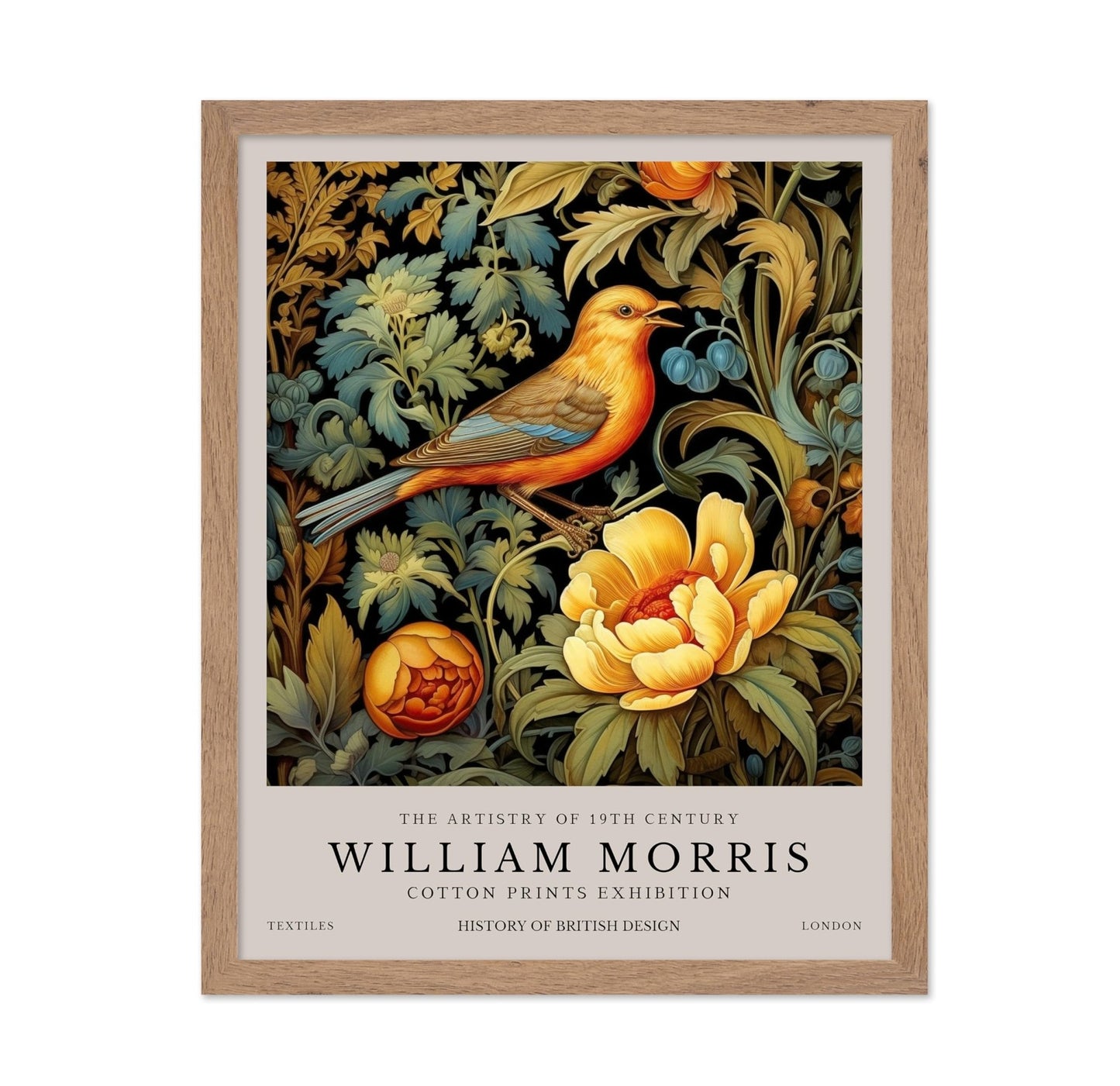 William Morris - Bird & Flowers No1