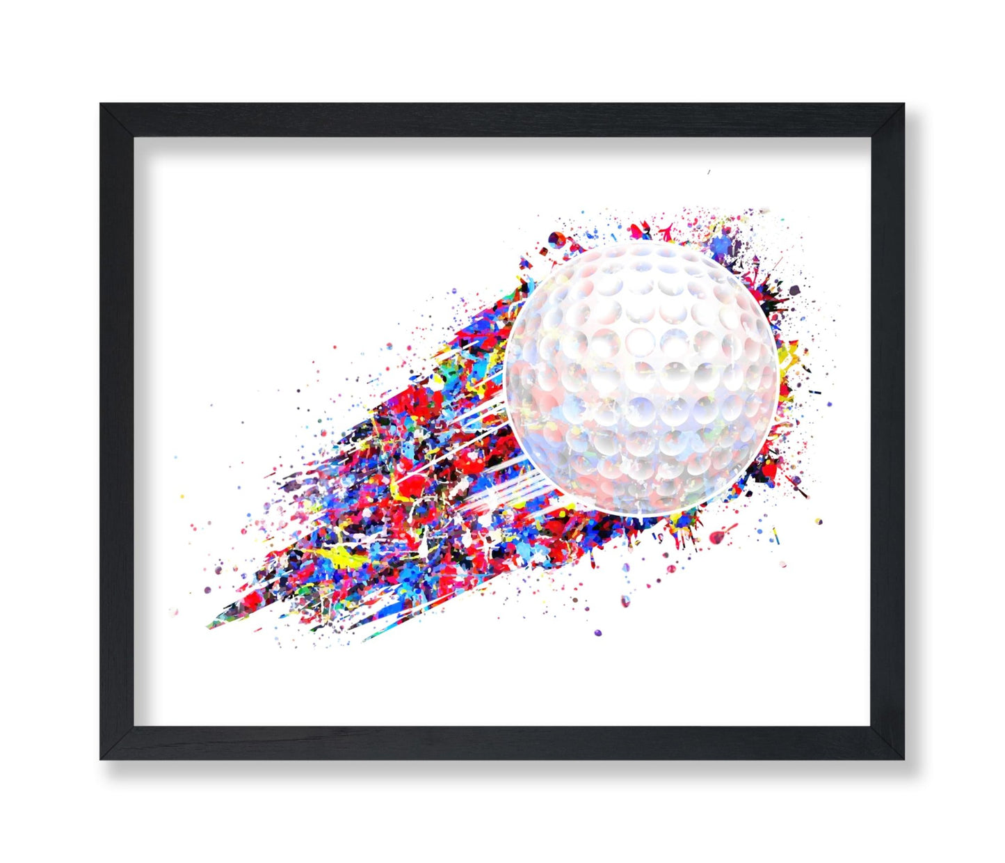 Watercolor Golf Ball