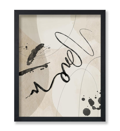 Black Ink Calligraphy