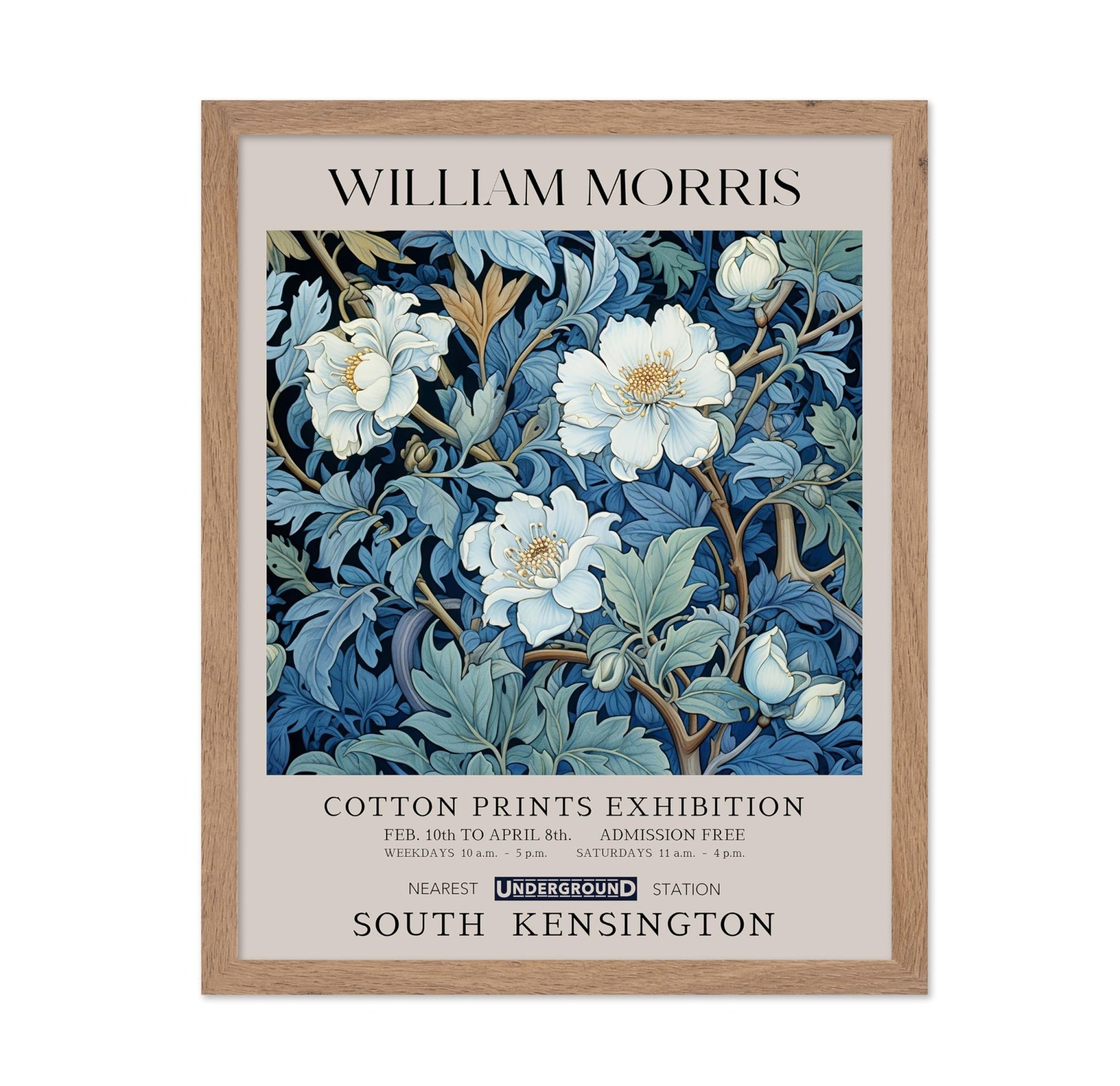 William Morris - White Flowers