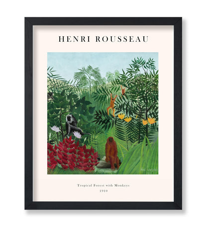 Henri Rousseau - Tropical Forest with Monkeys