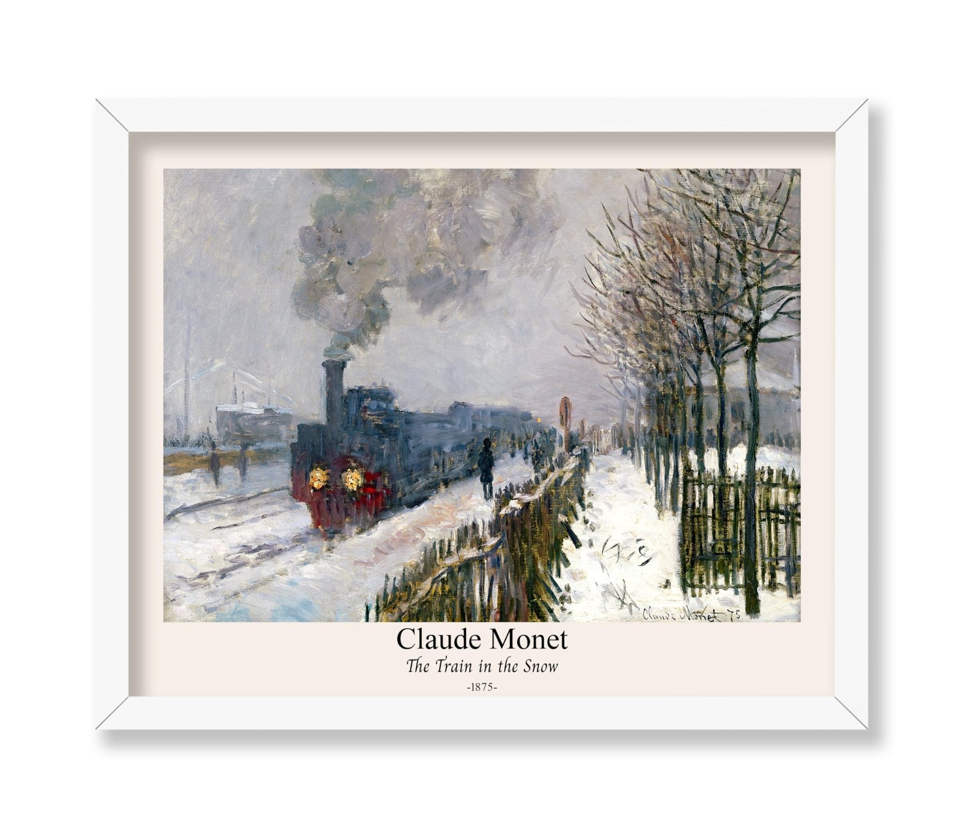 Claude Monet - The Train in the Snow