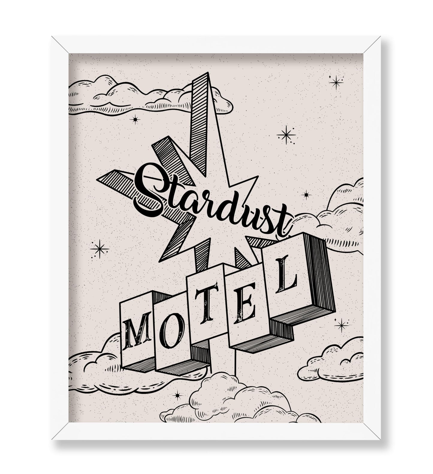 Beige Stardust Motel
