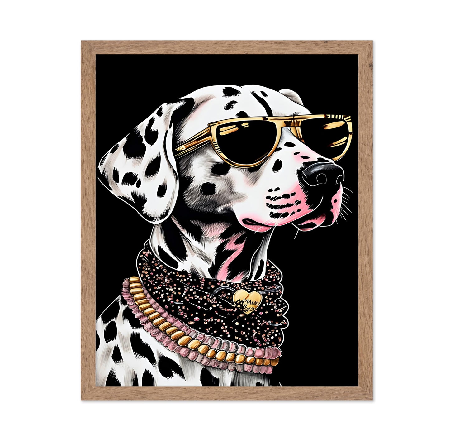 Dalmatian in Glasses No1