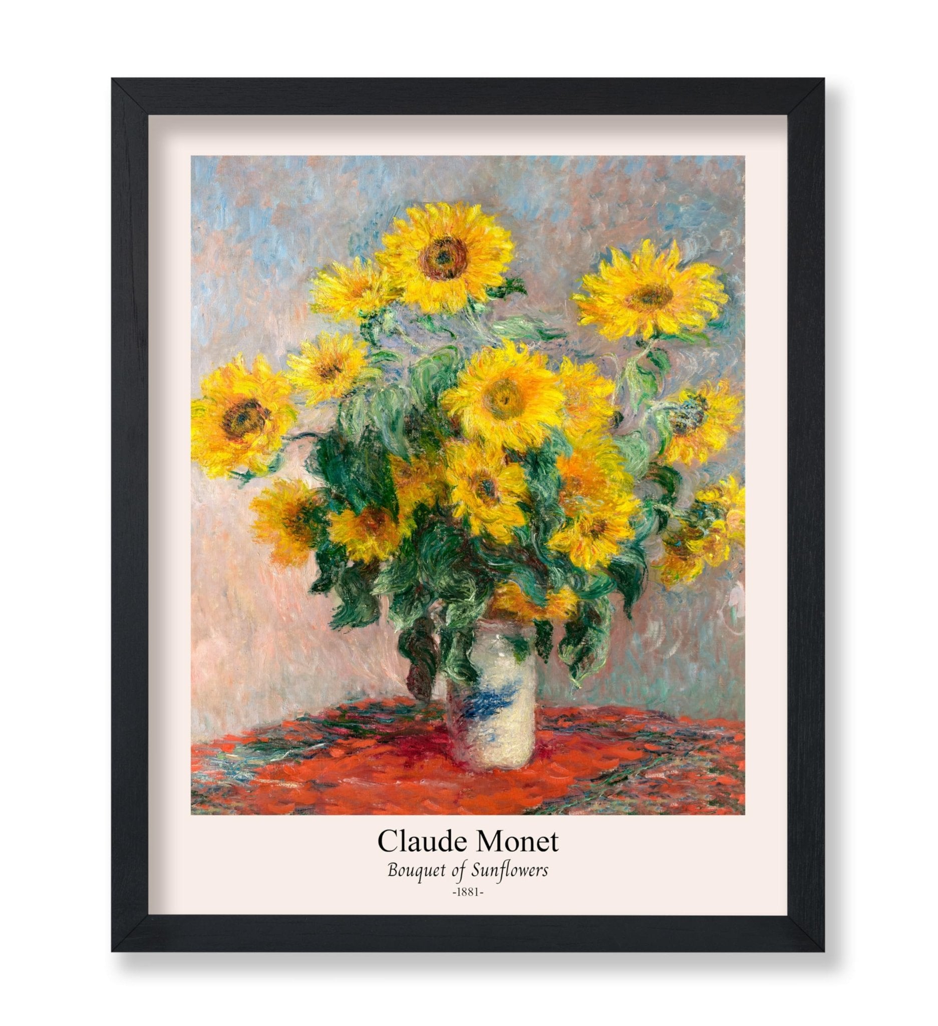 Claude Monet - Bouquet of Sunflowers