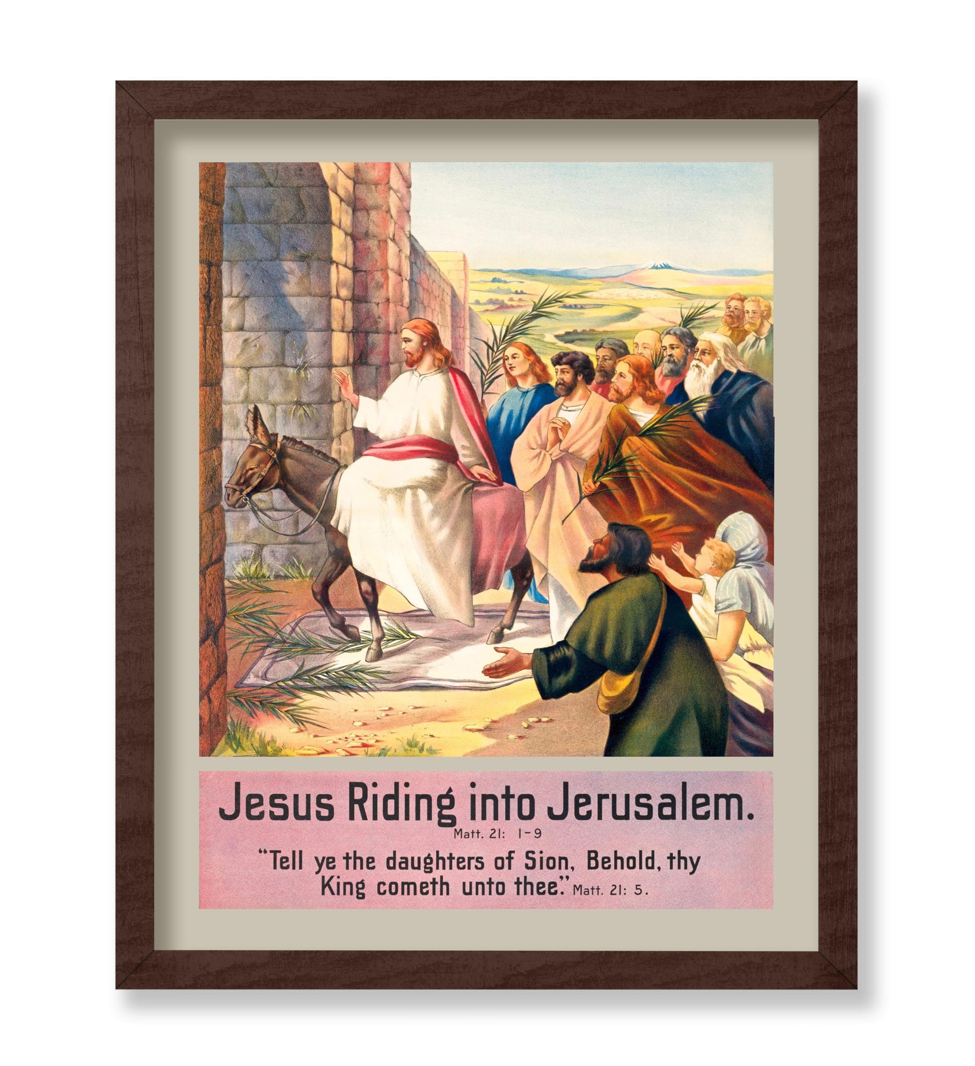 Jesus Riding Into Jerusalem