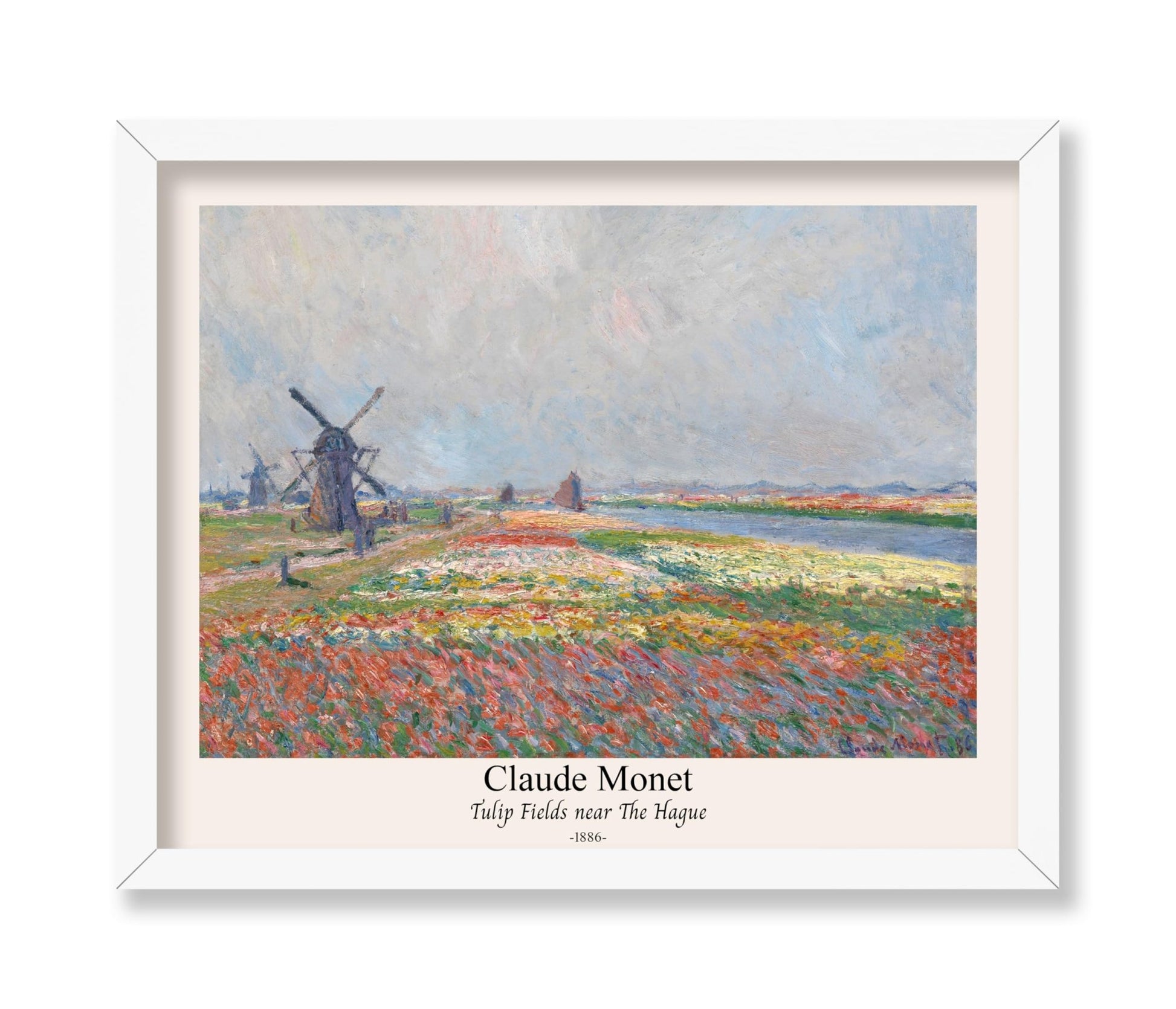 Claude Monet - Tulip Fields Near The Hague