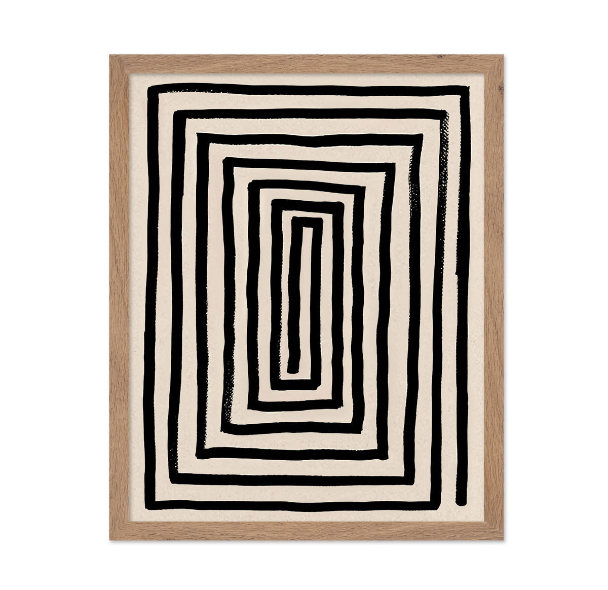 Thick Black Line Drawing