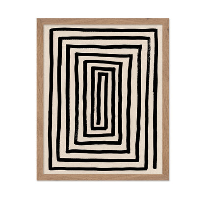 Thick Black Line Drawing