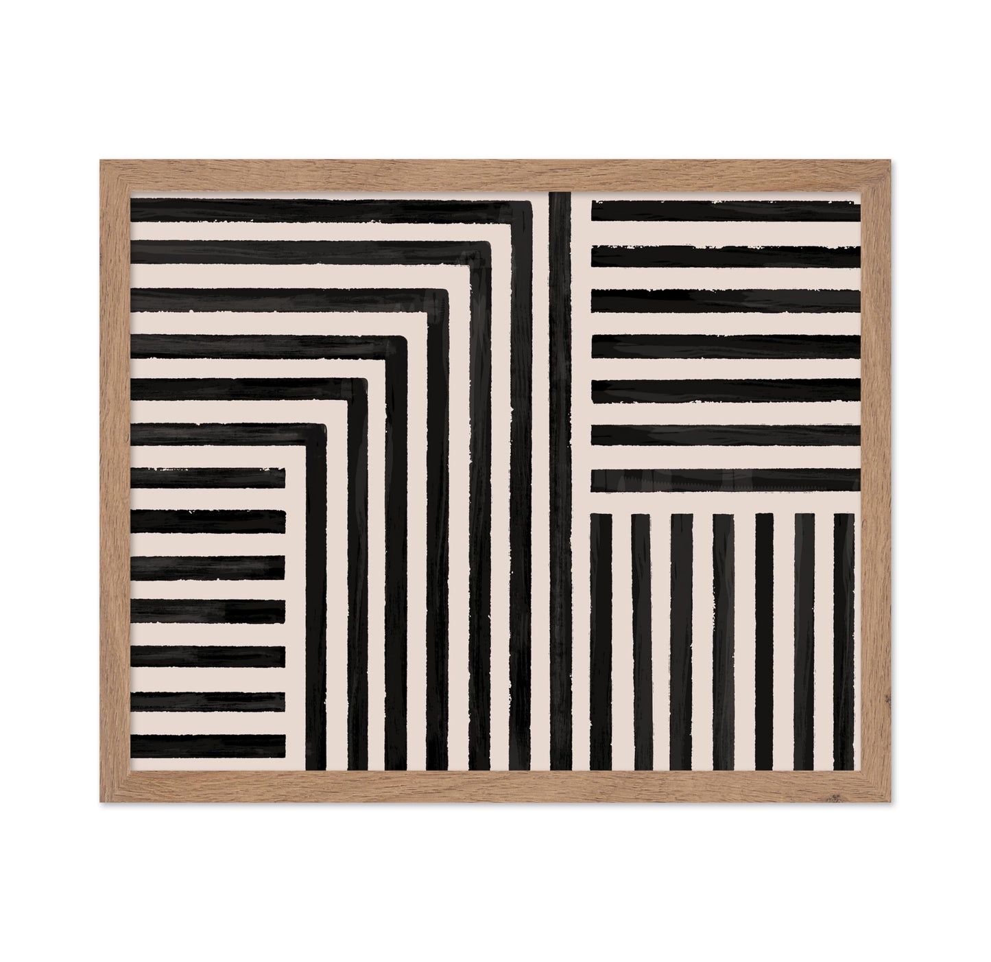 Geometric Line Drawing No1