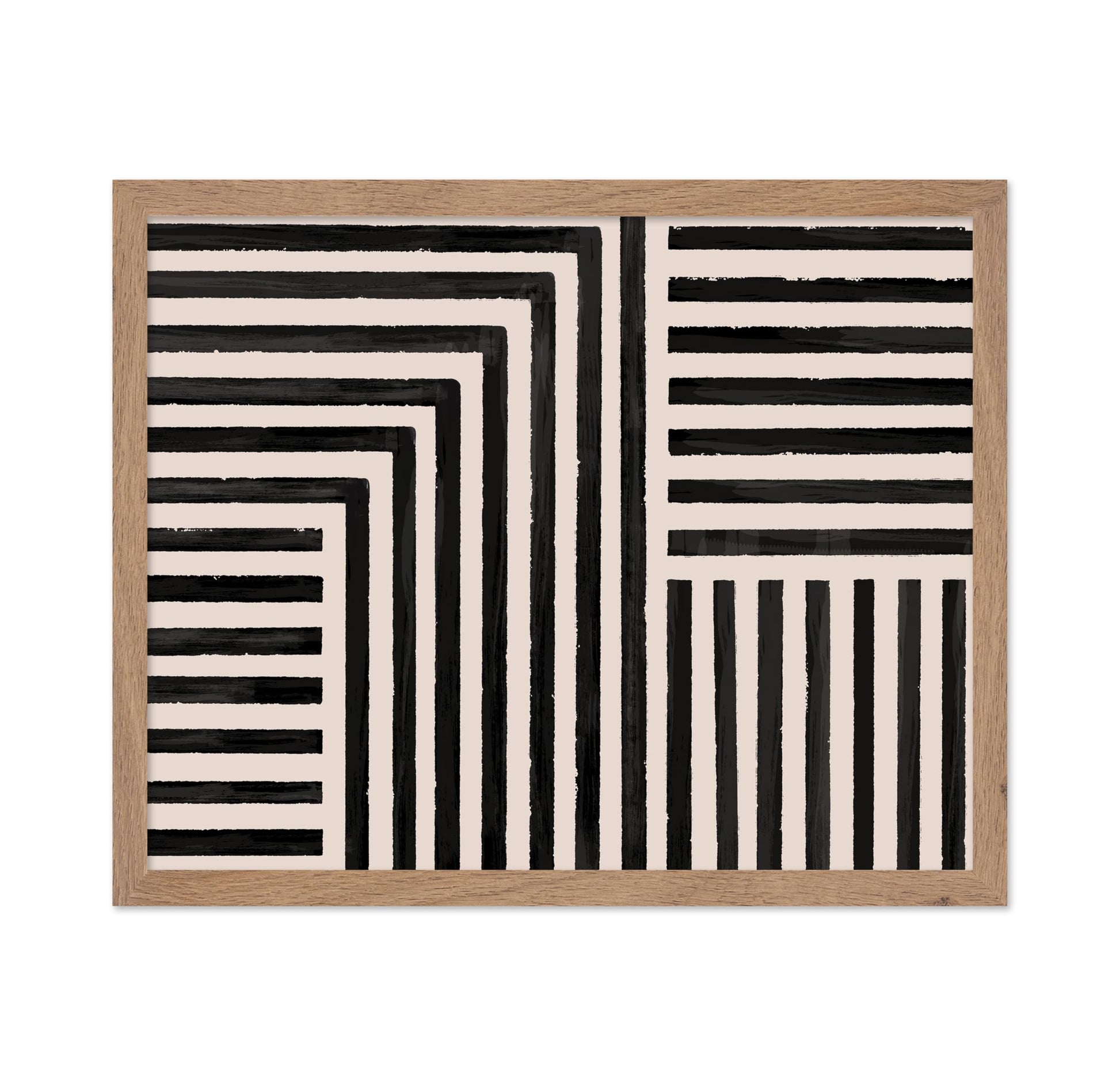 Geometric Line Drawing No1