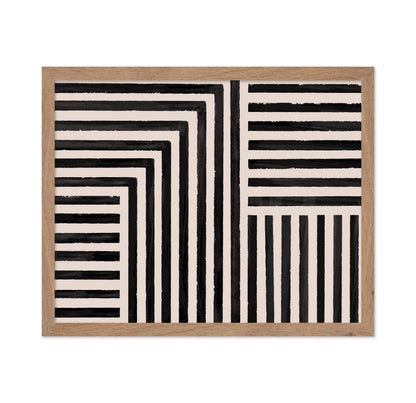 Geometric Line Drawing No1