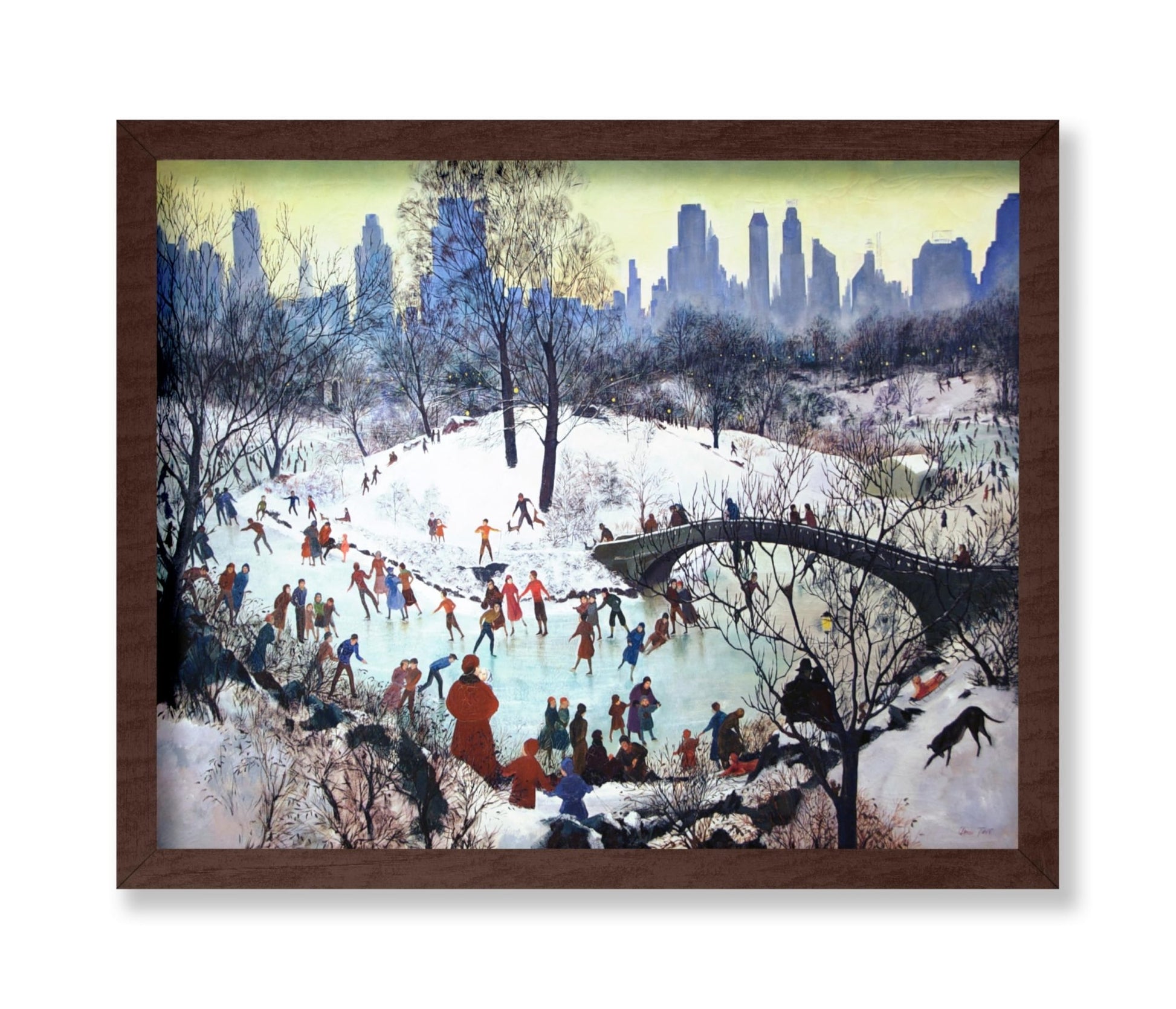 Skating in Central Park