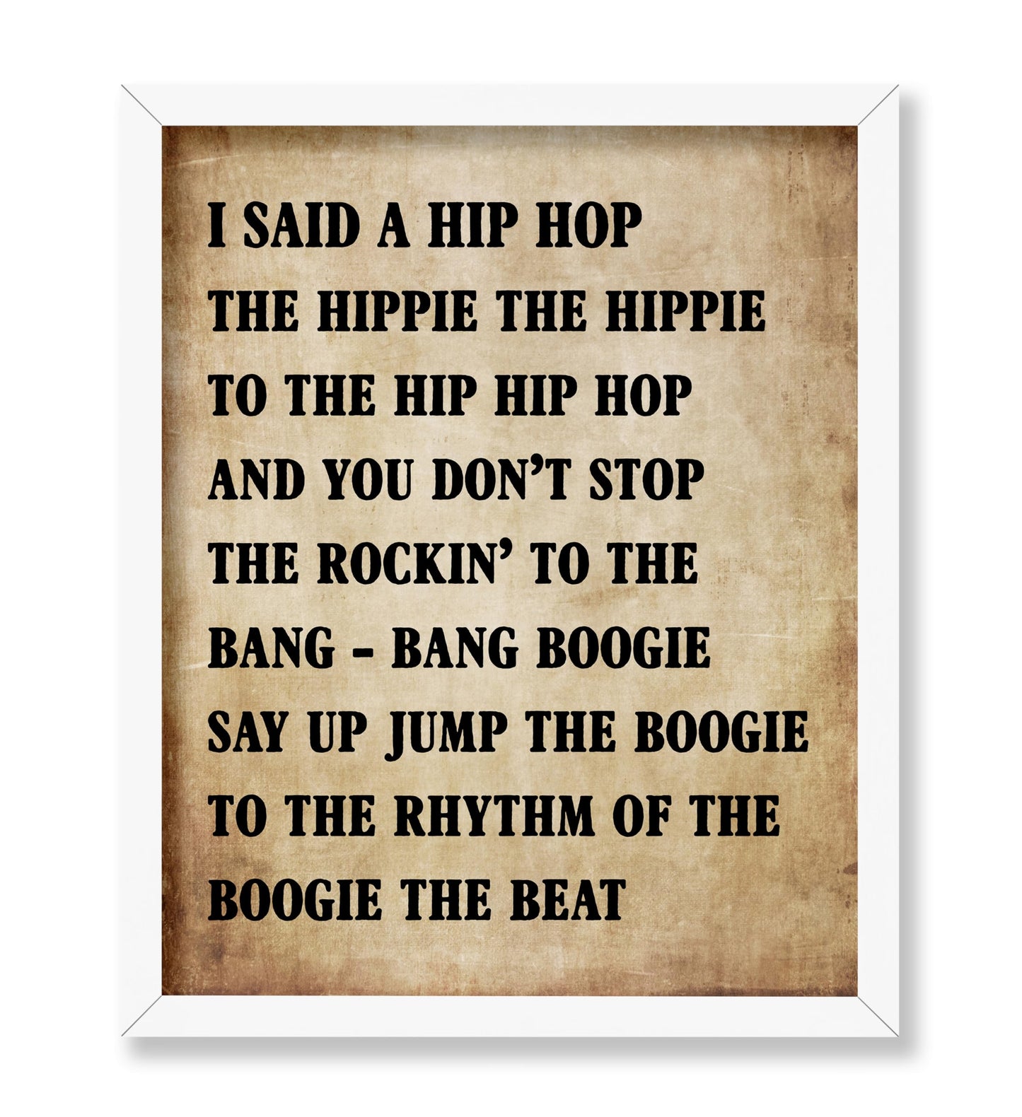 Rapper's Delight Lyric