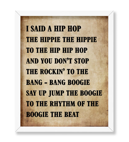 Rapper's Delight Lyric