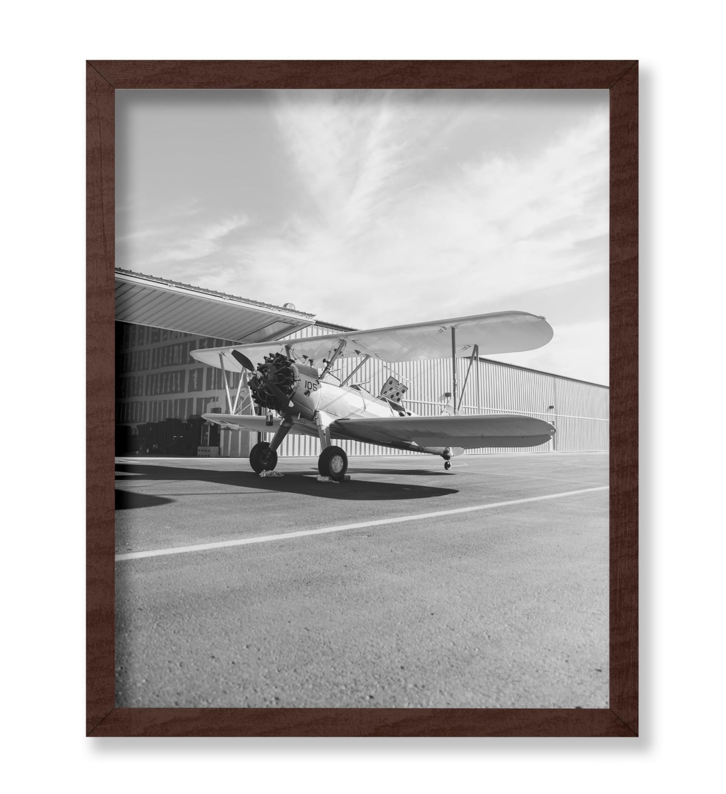 Biplane at the Airport