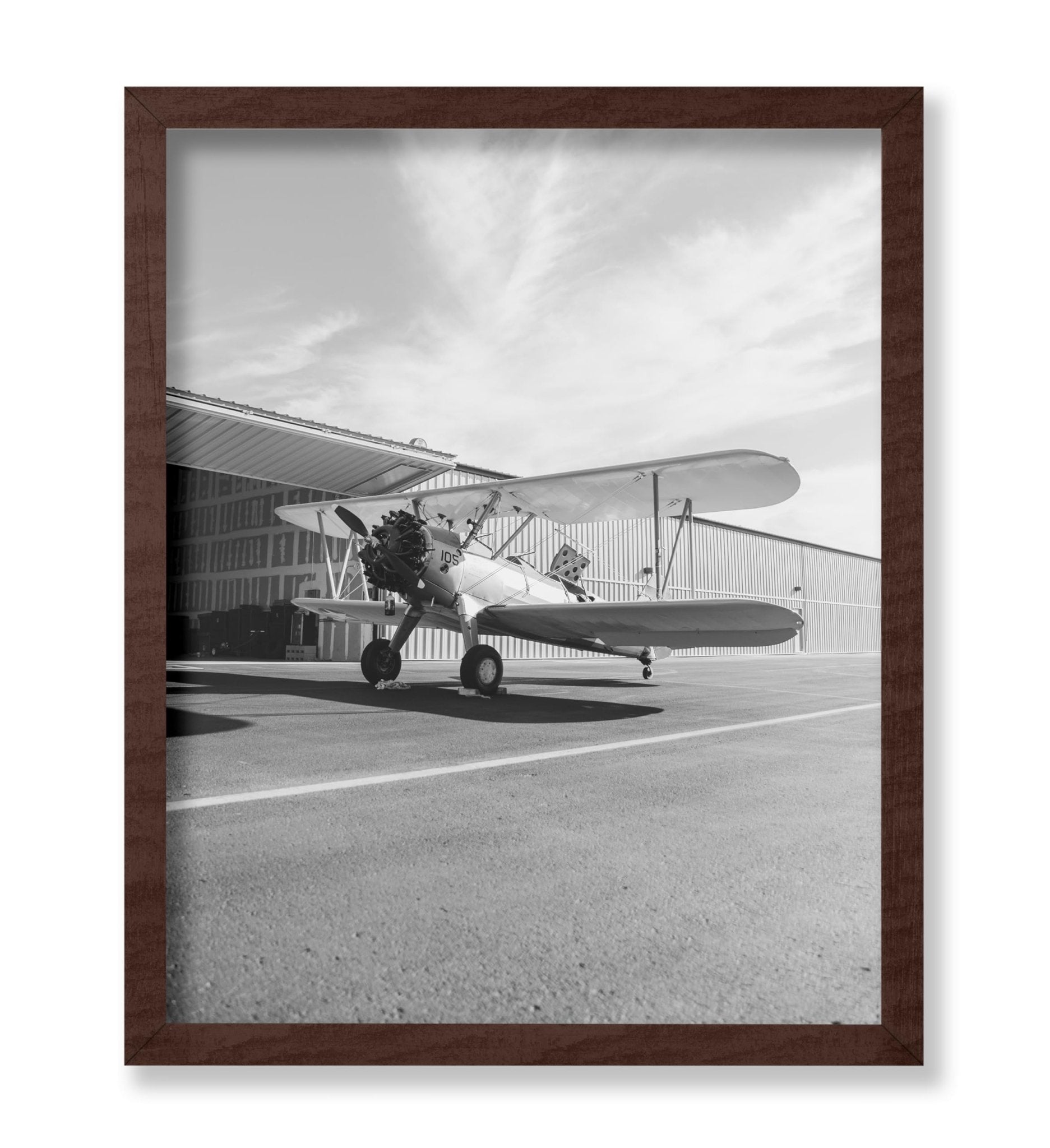 Biplane at the Airport