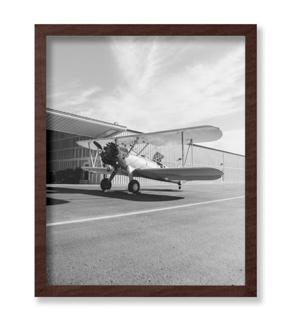 Biplane at the Airport
