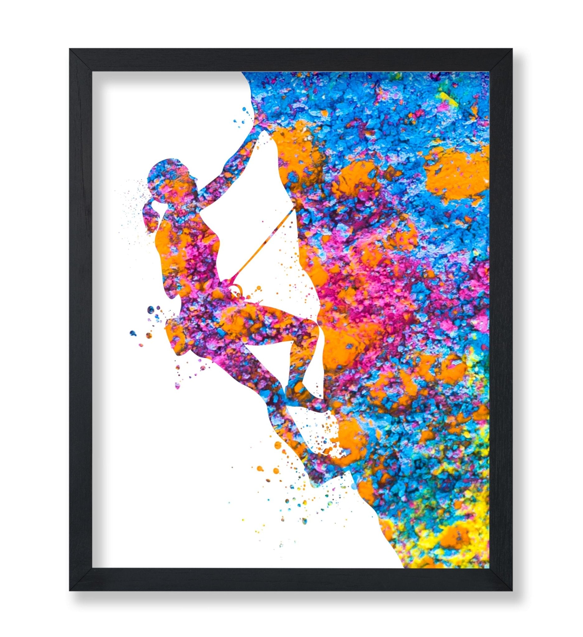 Watercolor Climbing