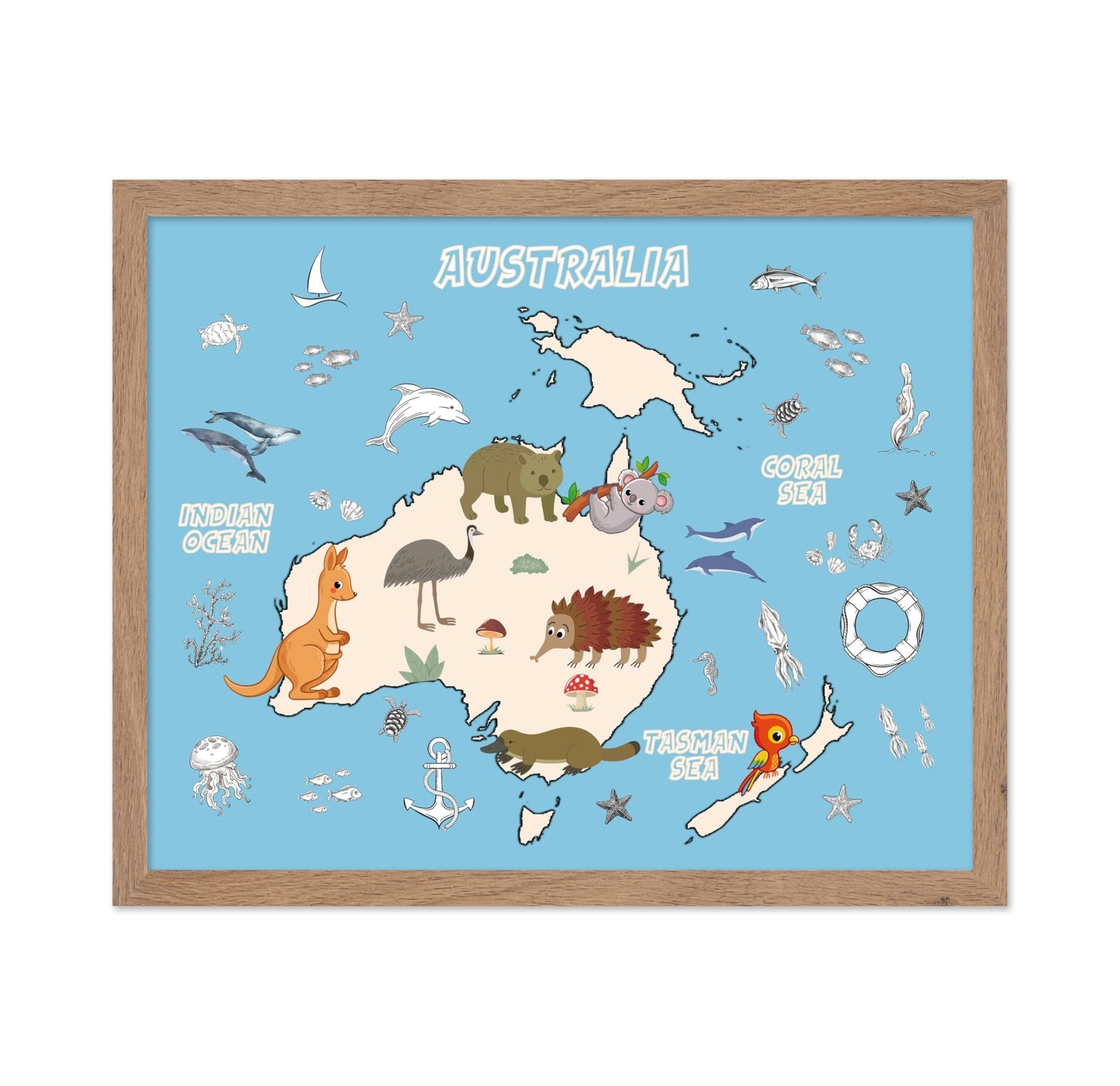 Animal Map of Australia