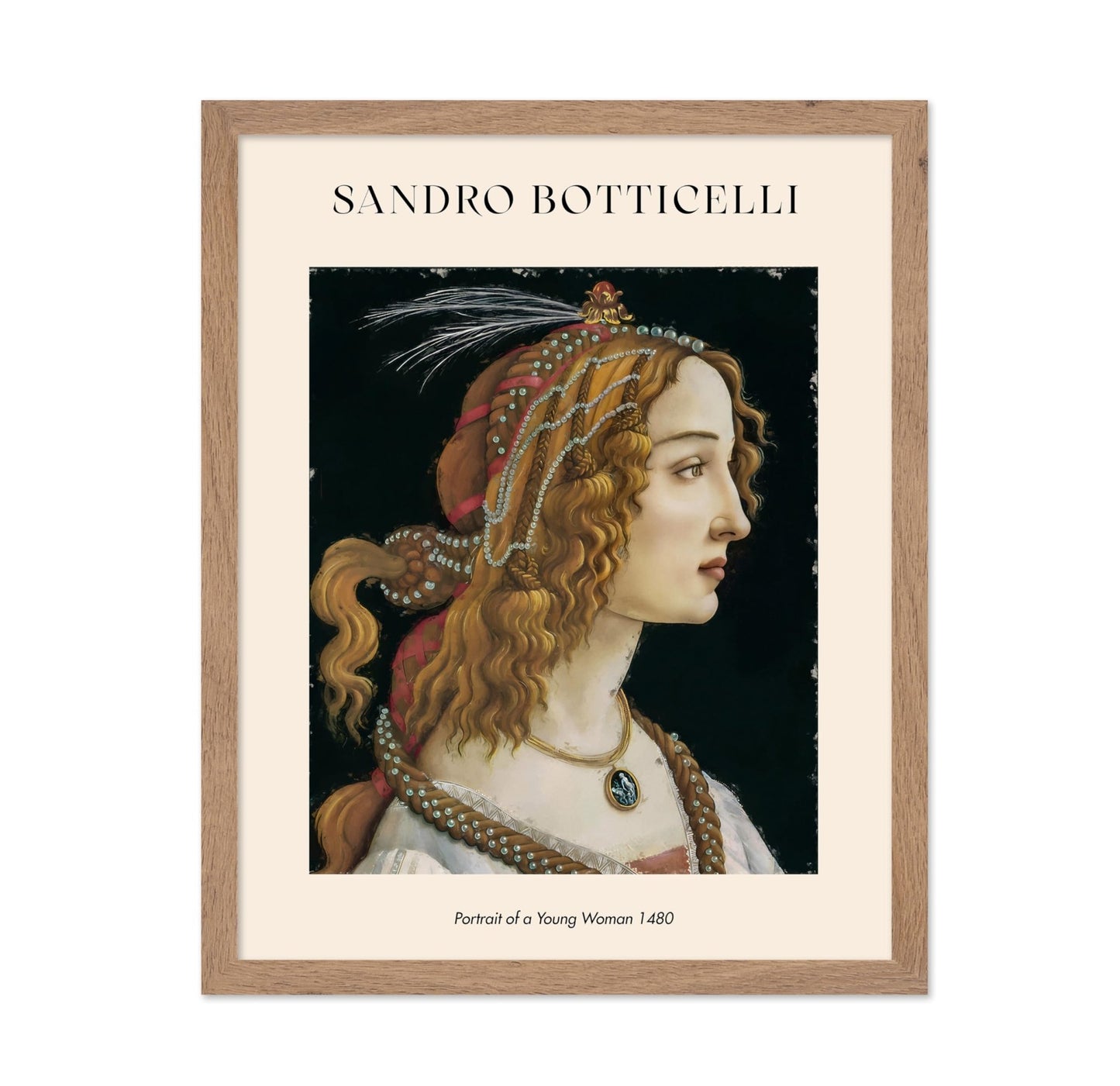 Sandro Botticelli - Portrait of a Young Woman