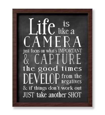 Life Is Like A Camera