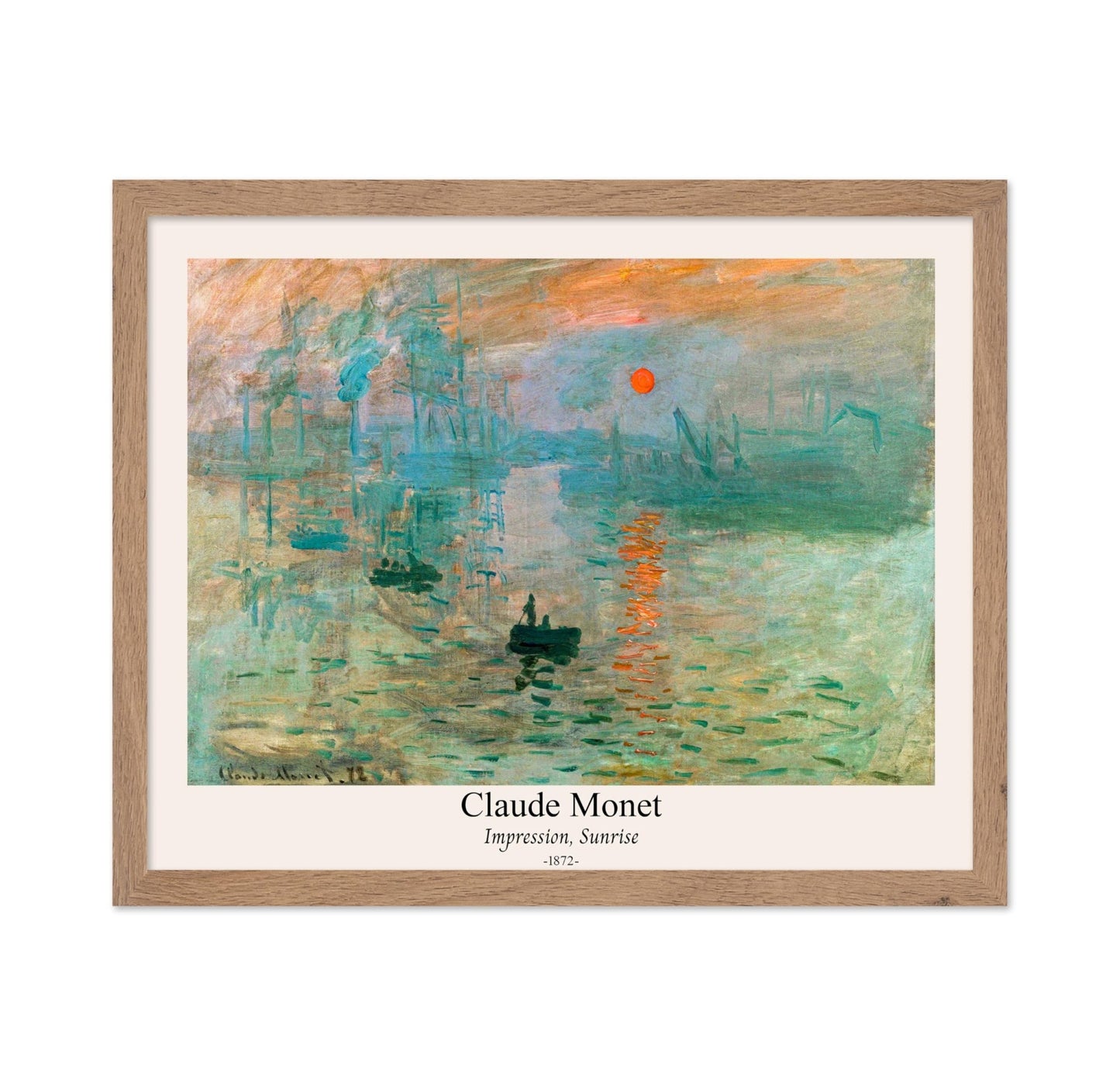 Claude Monet - Impression Sunrise No1
