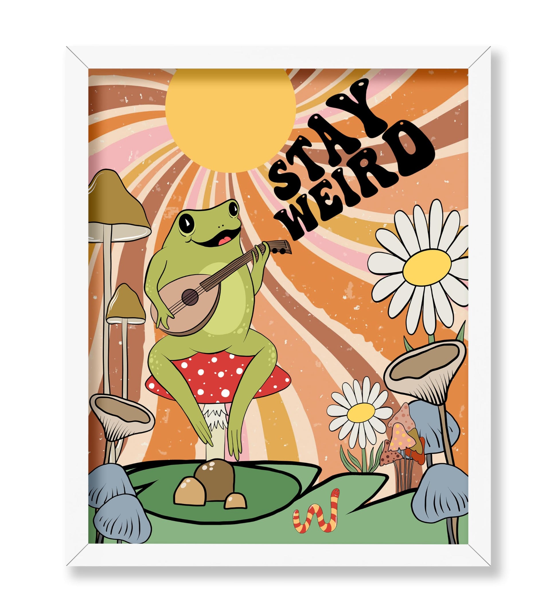 Frog With Ukulele