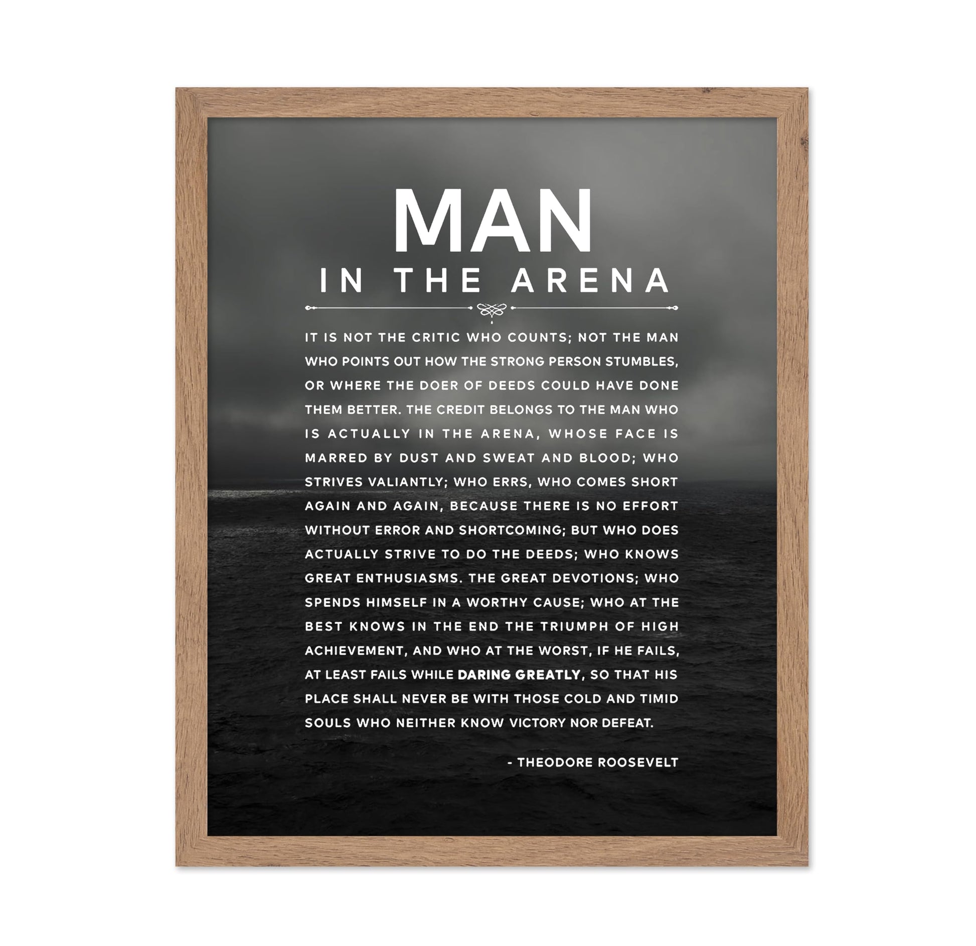 Theodore Roosevelt - Man In The Arena