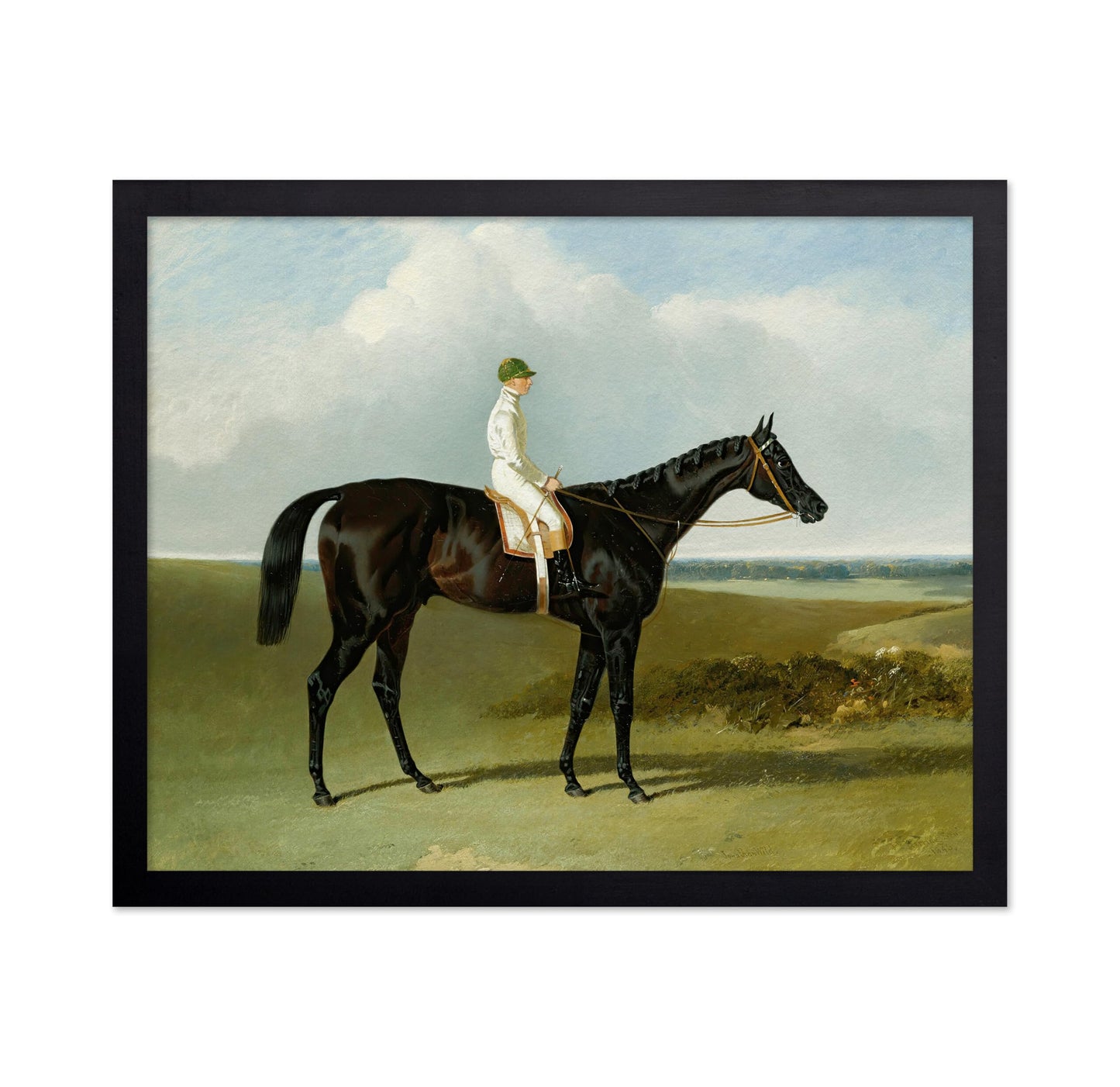 Racehorse with Jockey No1