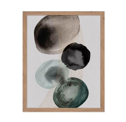 Watercolor Stain Circles No2