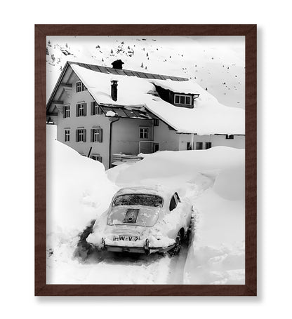 Car Stuck in Snow