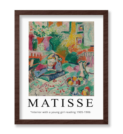 Henri Matisse - Interior with a Young Girl Reading