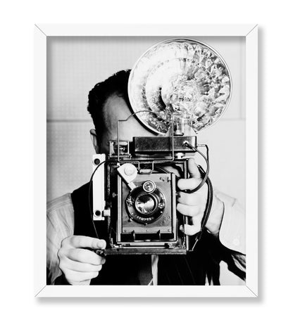 Photographer with Vintage Camera