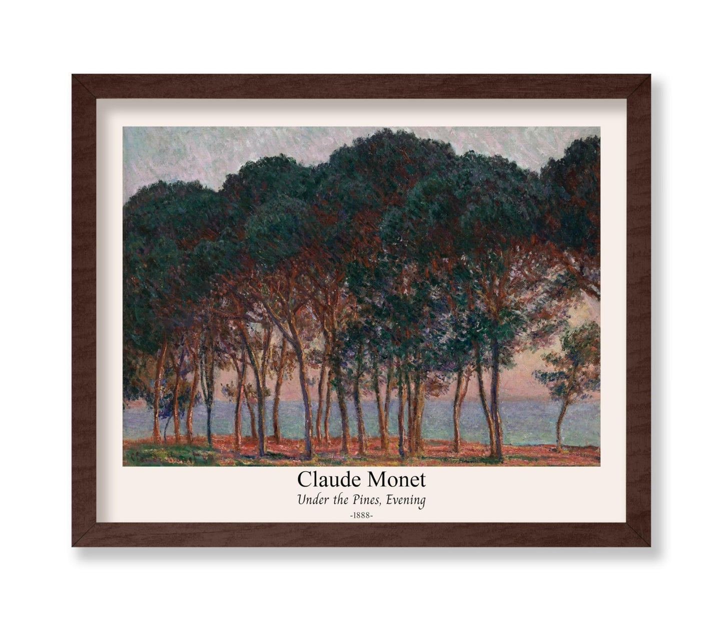 Claude Monet - Under the Pines Evening