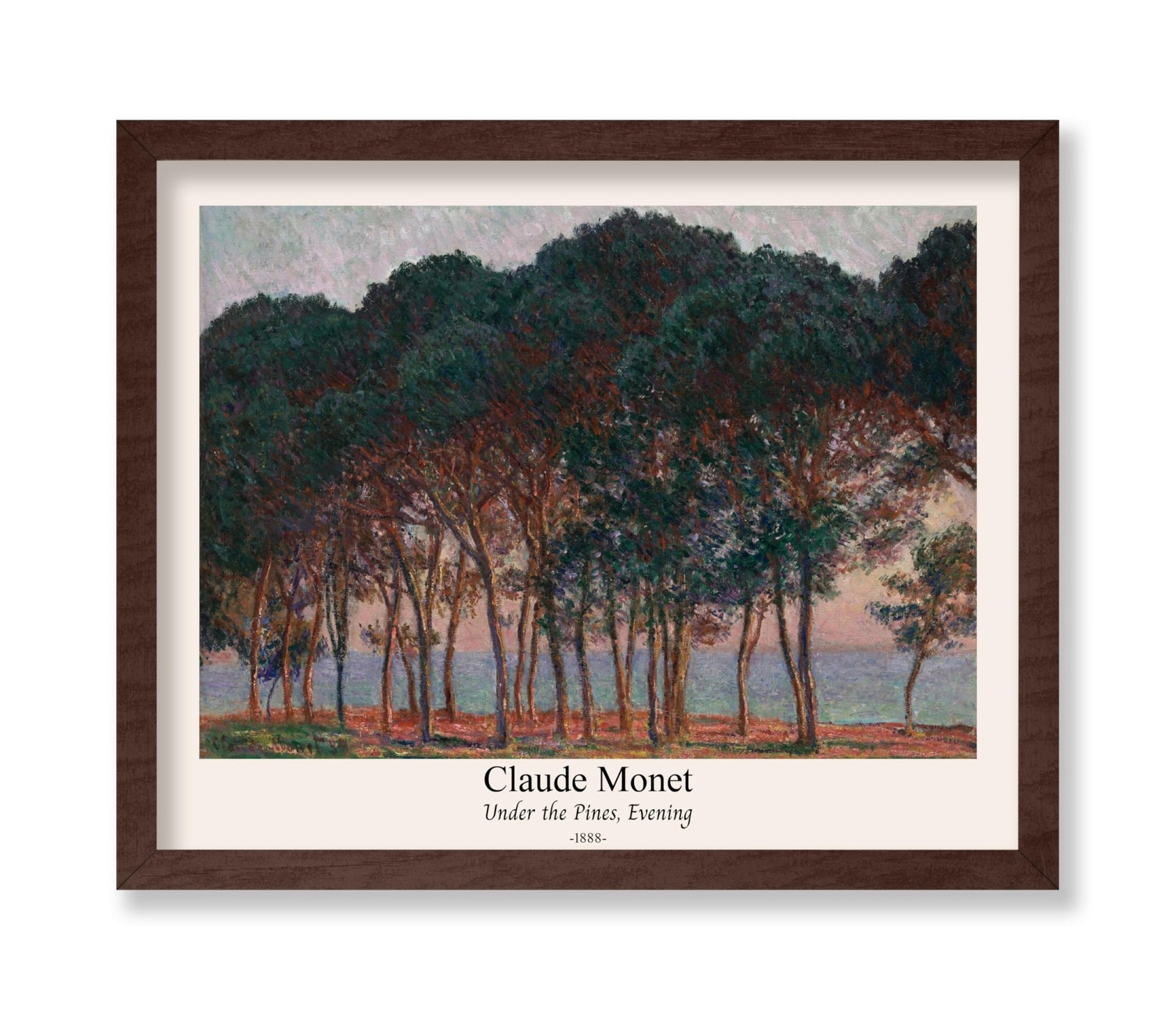 Claude Monet - Under the Pines Evening